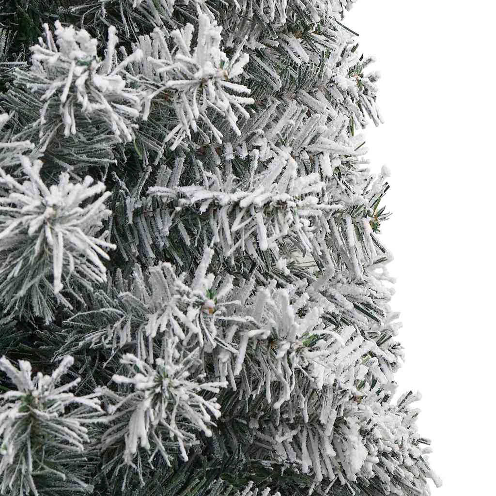Kunstkerstboom Groen 300 cm PVC en Staal en Kunststof