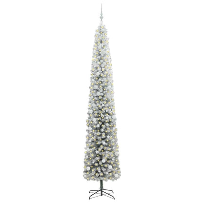 Kunstkerstboom Groen 300 cm PVC en Staal en Kunststof