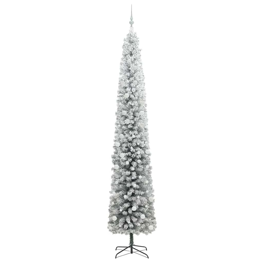 Kunstkerstboom Groen 300 cm PVC en Staal en Kunststof