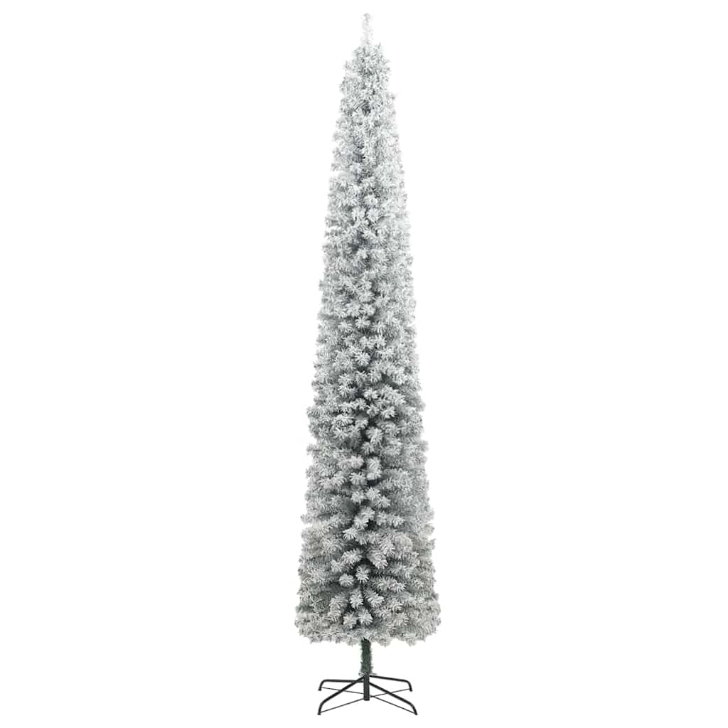 Kunstkerstboom Groen 300 cm PVC en Staal en Kunststof