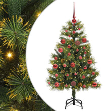 Kunstmatige Scharnier Kerstboom Met Cones Groen 120 cm