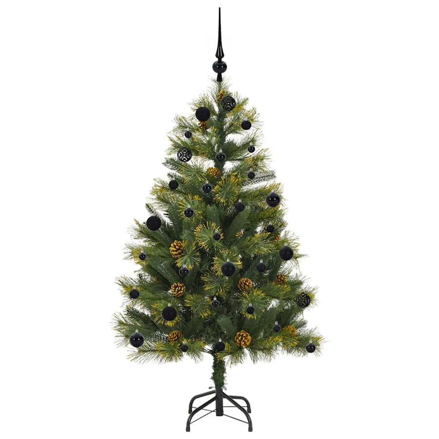 Kunstmatige Scharnier Kerstboom met Cones Groen 150 cm