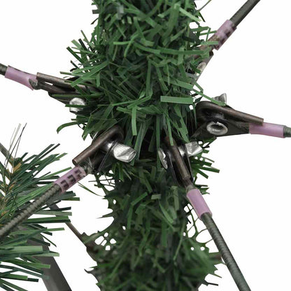 Kunstmatige Scharnier Kerstboom met Cones Groen 150 cm
