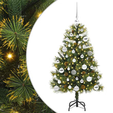 Kunstmatige Scharnier Kerstboom met Cones Groen 150 cm
