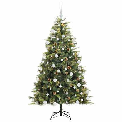 Kunstmatige Scharnier Kerstboom met Cones Groen 180 cm
