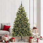 Kerstboom 210 cm groen PVC PE metaal