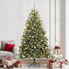 Kunstkerstboom 240 cm groen met cones