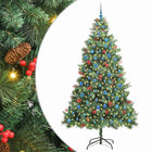 Kunstkerstboom 240 cm groen met LED-striplichten