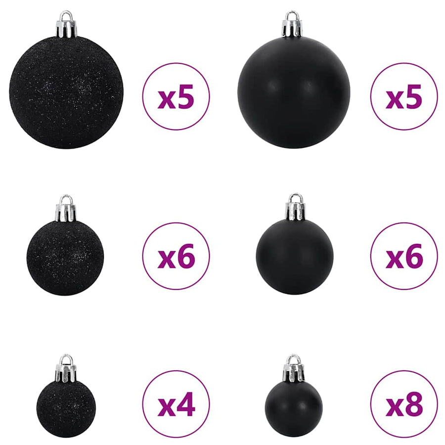 Kunstkerstboom Groen en wit 120 cm PVC en Metaal en Plastic