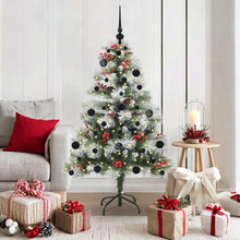 Kunstkerstboom Groen En Wit Pvc En Metaal En Plastic 150 cm