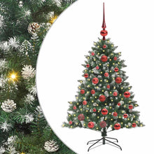 Kunstkerstboom Groen 85 x 85 x 120 cm PVC en Plastic en Staal