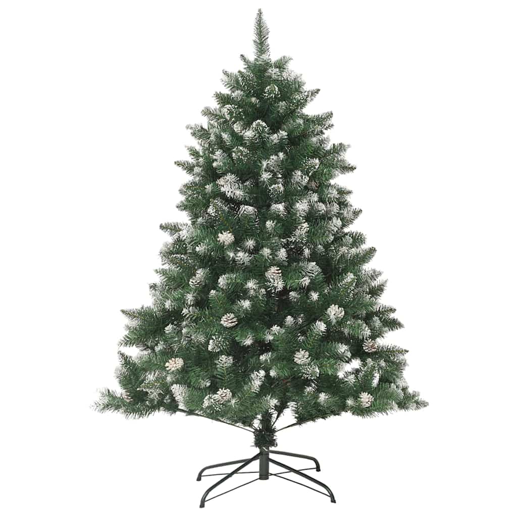 Kunstkerstboom Groen 85 x 85 x 120 cm PVC en Plastic en Staal