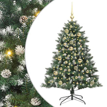 Kunstkerstboom Groen 85 x 85 x 120 cm PVC en Plastic en Staal