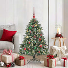 Kunstkerstboom 120 cm groen met 150 LED