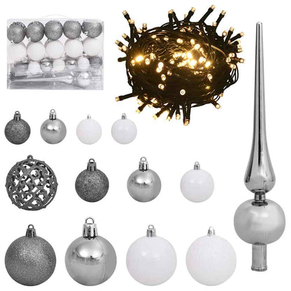 Kunstkerstboom met 150 LED Groen 150 cm PVC en Plastic en Staal