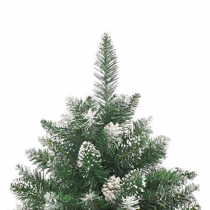 Kunstkerstboom Groen 105 x 105 x 150 cm PVC en Plastic en Staal