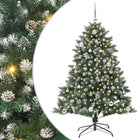 Artificial Christmas Tree with 150 LED Green 150 cm PVC and Plastic and Steel