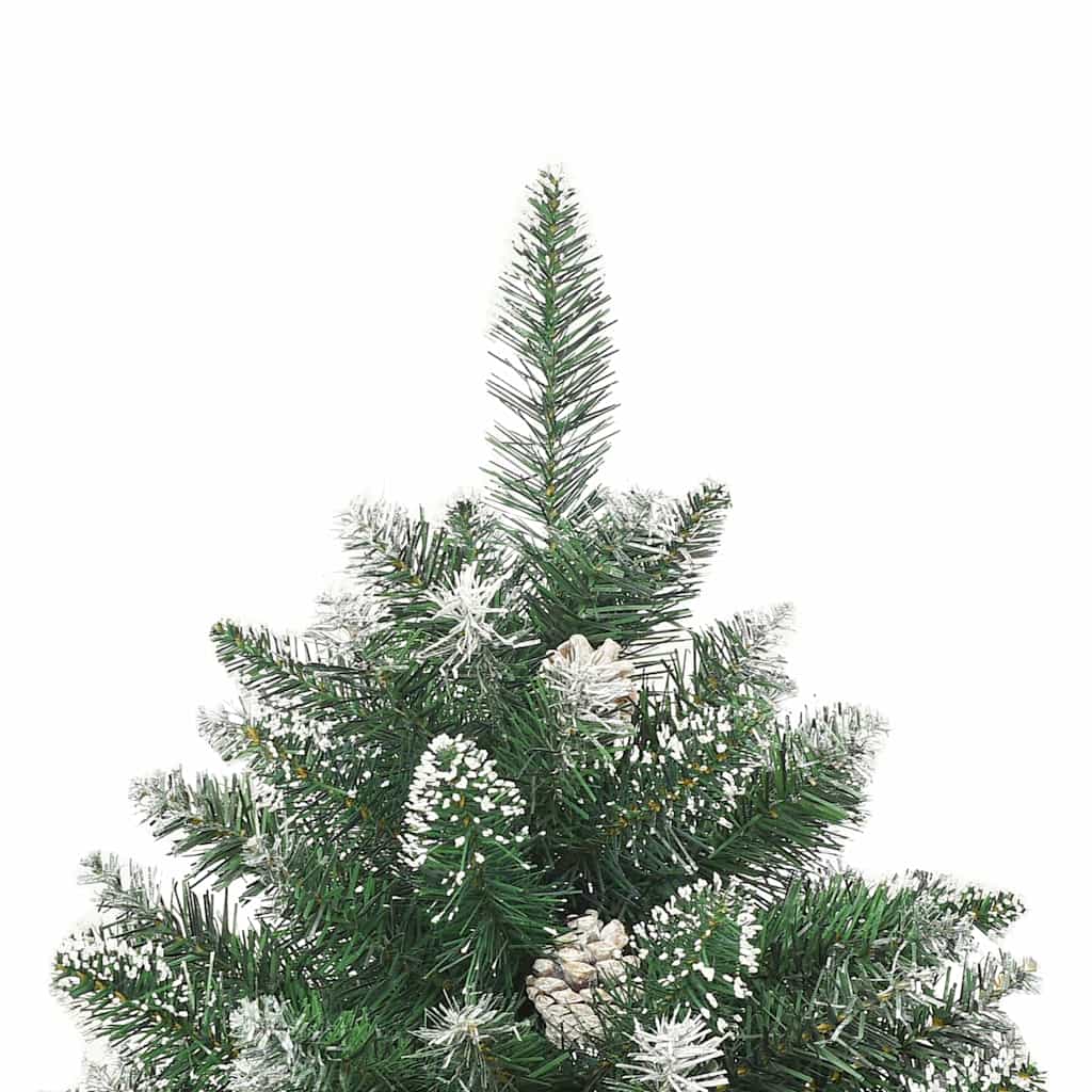 Kunstkerstboom Groen 105 x 105 x 150 cm PVC en Plastic en Staal