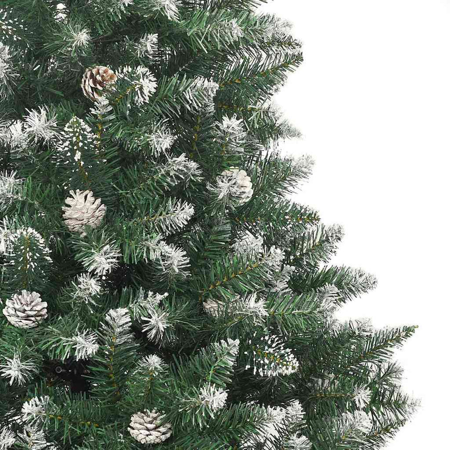 Kunstkerstboom Groen 105 x 105 x 150 cm PVC en Plastic en Staal