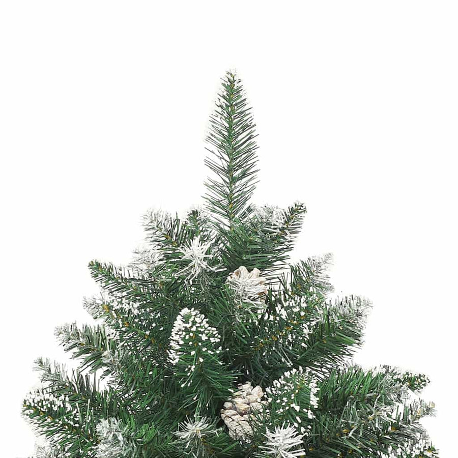 Kunstkerstboom Groen 105 x 105 x 150 cm PVC en Plastic en Staal