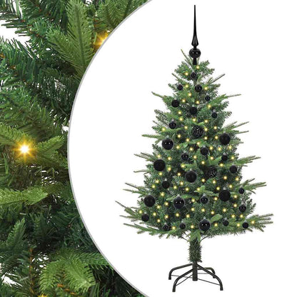 Artificial Pre-lit Kerstboom met Ballenset Groen 120 cm