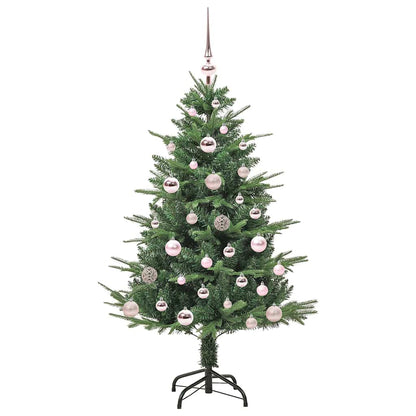 Artificial Pre-lit Kerstboom met Ballenset Groen 120 cm
