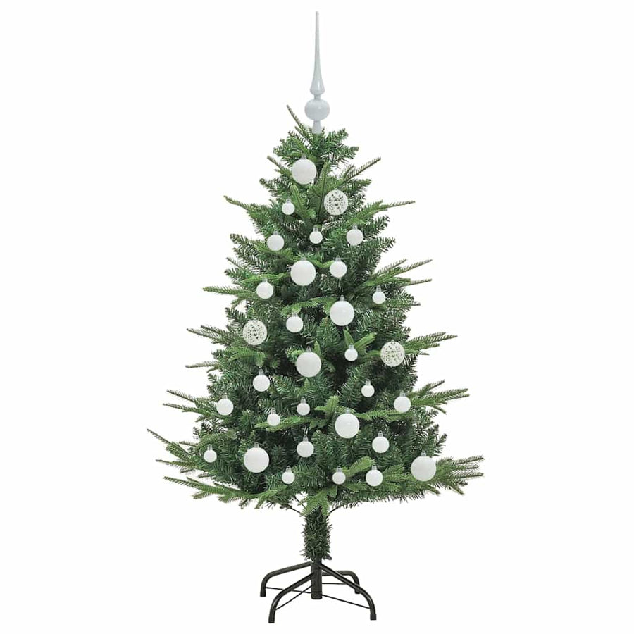 Artificial Pre-lit Kerstboom met Ballenset Groen 120 cm