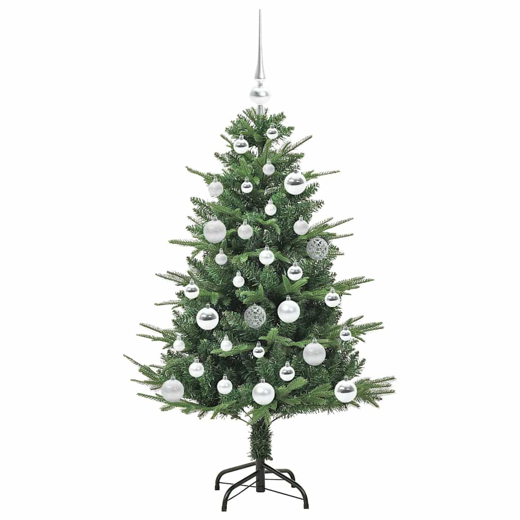 Artificial Pre-lit Kerstboom met Ballenset Groen 120 cm