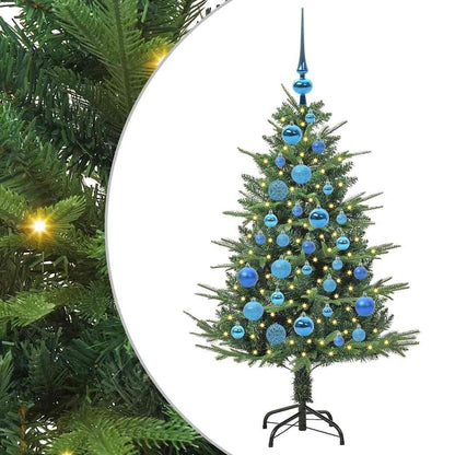 Artificial Pre-lit Kerstboom met Ballenset Groen 120 cm