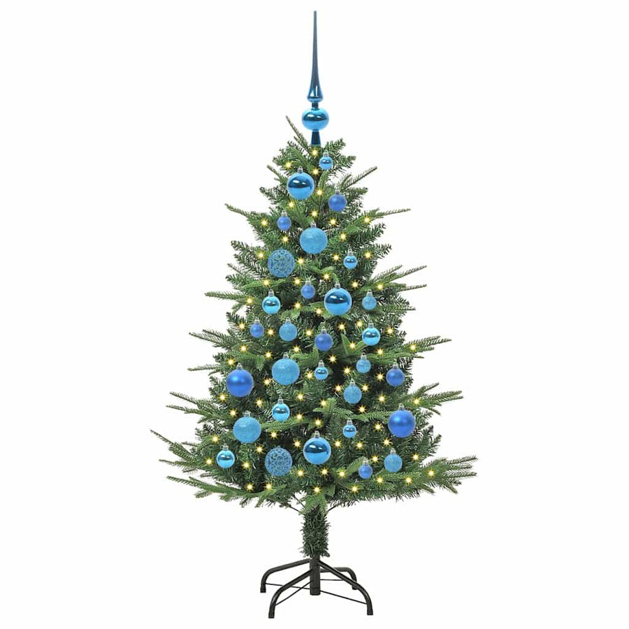 Artificial Pre-lit Kerstboom met Ballenset Groen 120 cm