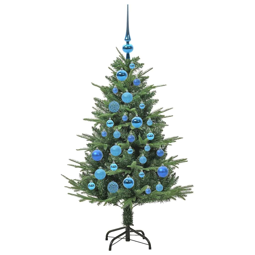 Artificial Pre-lit Kerstboom met Ballenset Groen 120 cm