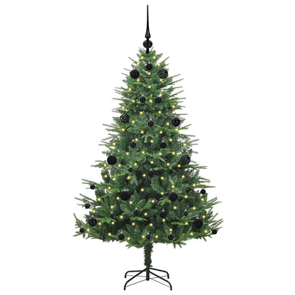 Artificial Pre-lit Kerstboom met Ballenset Groen 150 cm