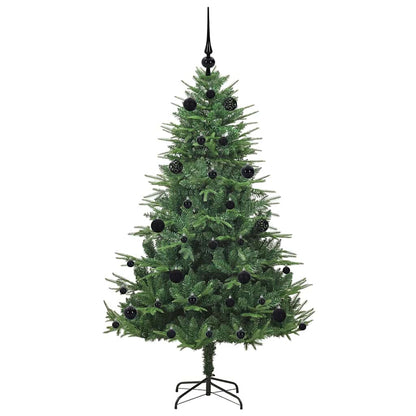 Artificial Pre-lit Kerstboom met Ballenset Groen 150 cm