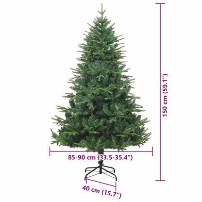 Artificial Pre-lit Kerstboom met Ballenset Groen 150 cm