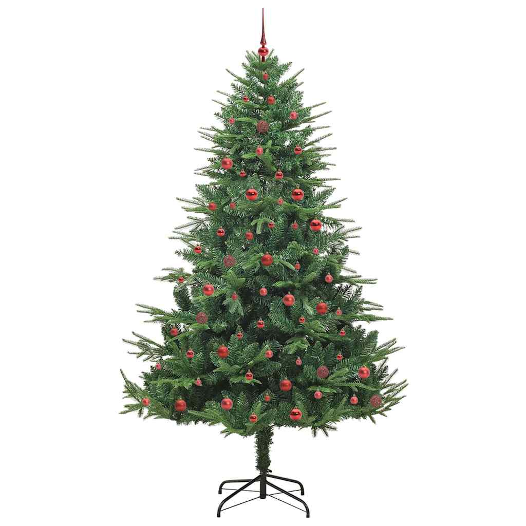 Artificial Pre-lit Kerstboom met Ballenset Groen 240 cm