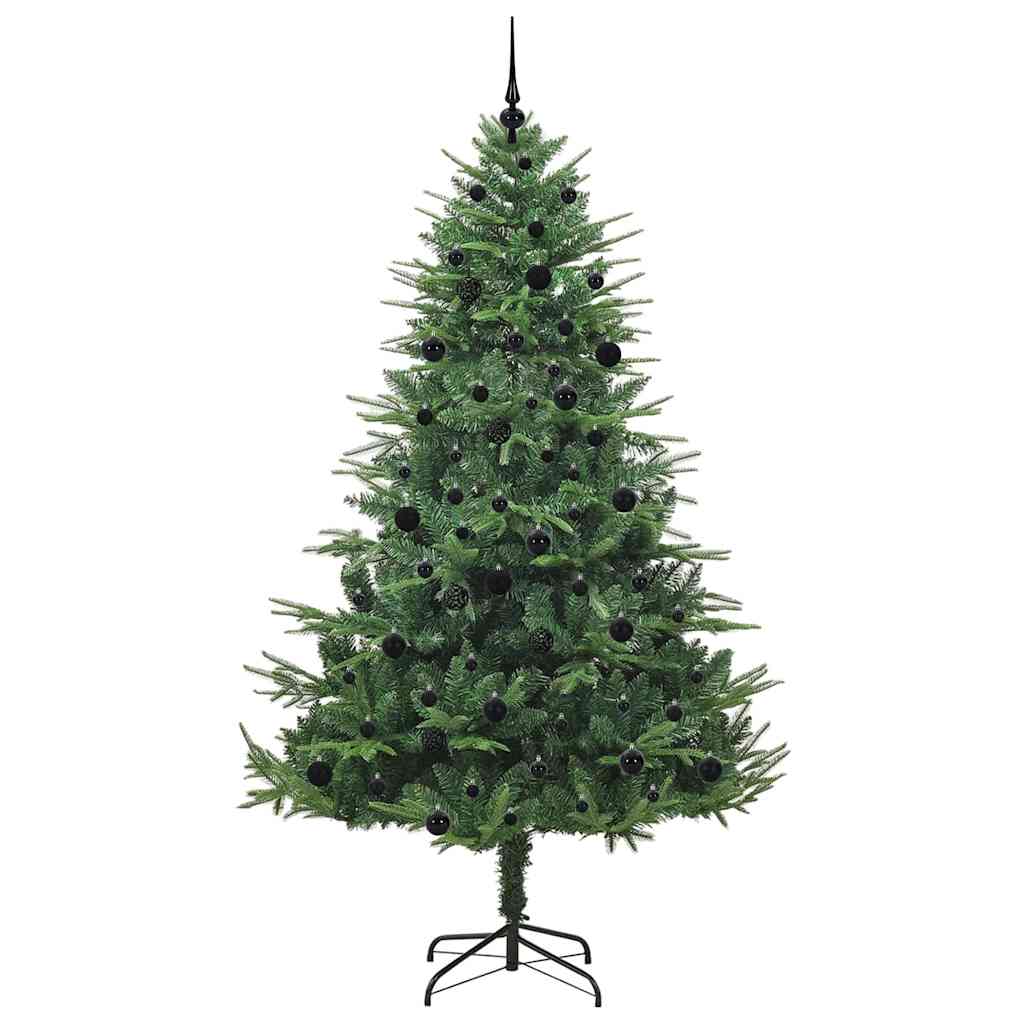 Artificial Pre-lit Kerstboom met Ballenset Groen 240 cm