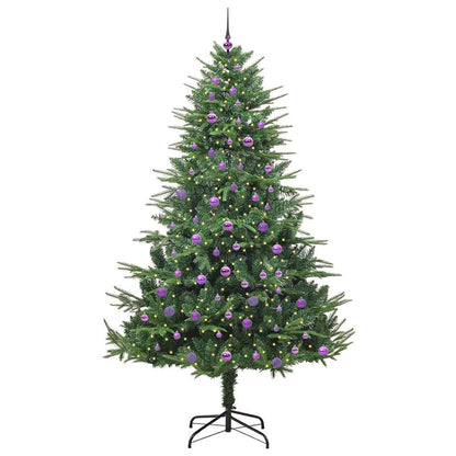 Artificial Pre-lit Kerstboom met Ballenset Groen 240 cm