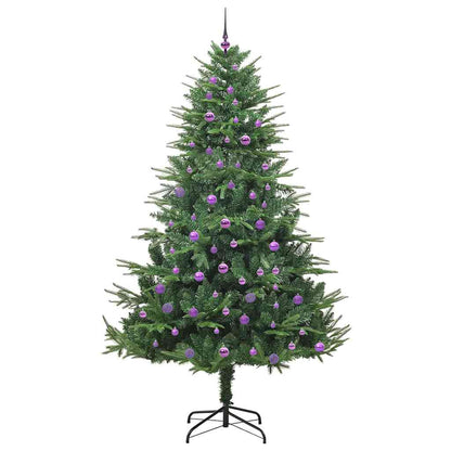 Artificial Pre-lit Kerstboom met Ballenset Groen 240 cm
