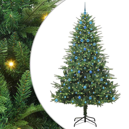 Artificial Pre-lit Kerstboom met Ballenset Groen 240 cm