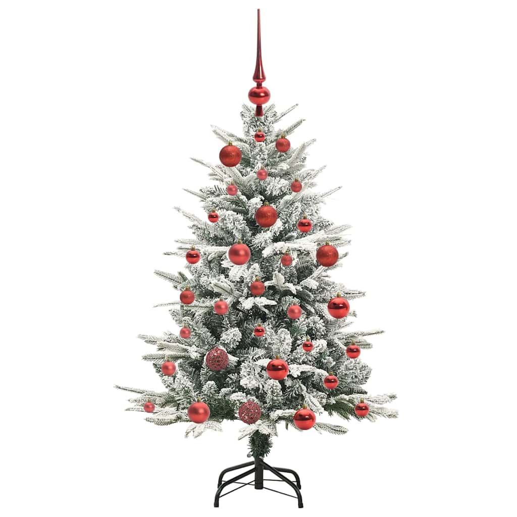 Artificial Pre-lit Kerstboom met Ballenset Groen 120 cm