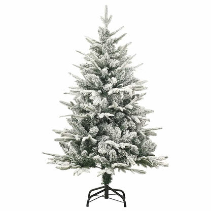 Kunstmatige Vorstverlichte Kerstboom met Bal Set Groen 120 cm