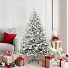 Artificial Pre-lit Christmas Tree with Bauble Set Green 150 cm