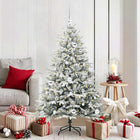 Artificial Pre-lit Christmas Tree with Bauble Set Green 150 cm