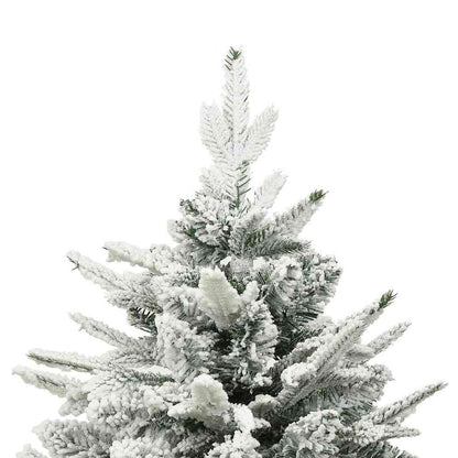 Kunstmatige Vorstverlichte Kerstboom met Bal Set Groen 180 cm