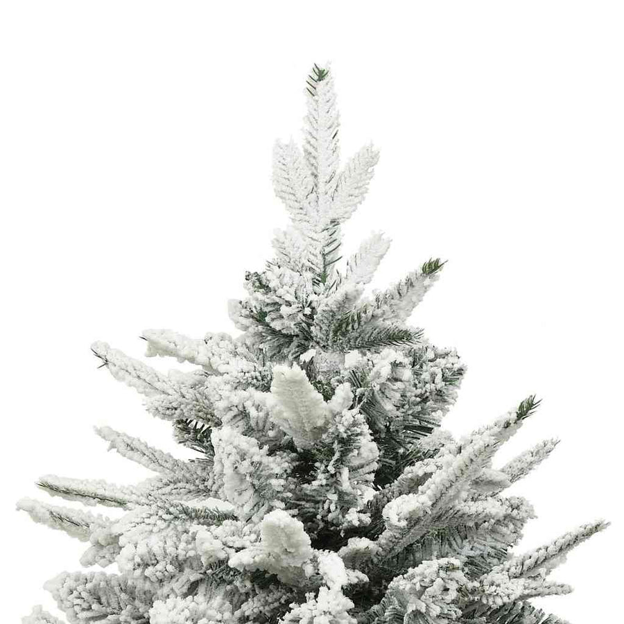 Kunstmatige Vorstverlichte Kerstboom met Bal Set Groen 180 cm