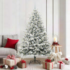 Artificial Pre-lit Christmas Tree with Bauble Set Green 180 cm