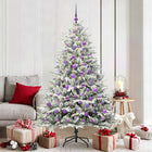 Artificial Pre-Lit Christmas Tree with Bauble Set Green 180 cm