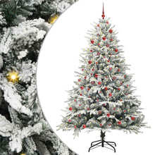 Artificial Pre-lit Kerstboom met Ballenset Groen 210 cm