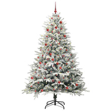 Artificial Pre-lit Kerstboom met Ballenset Groen 210 cm