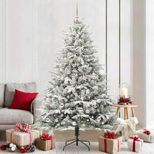 Artificial Pre-lit Kerstboom met Ballenset Groen 210 cm